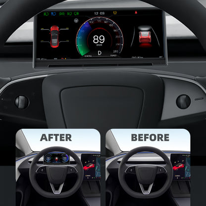 9-Inch HD Instrument Cluster with Apple CarPlay, Android Auto, OTA Updates & Camera – Compatible with 2021-2026 Model Y Juniper