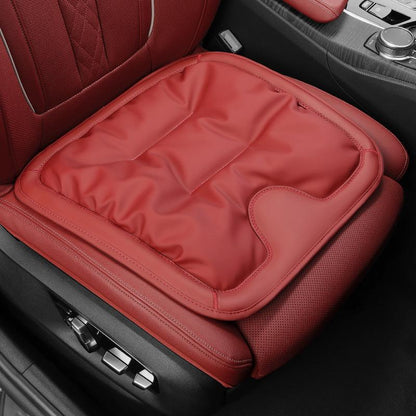 Soft plush fiber car seat cushion suitable for all vehicle types, ensuring breathable and luxurious comfort