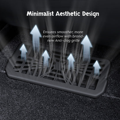 ABS rear air vent guard featuring eco-friendly material with scratch-resistant surface for long-term interior protection