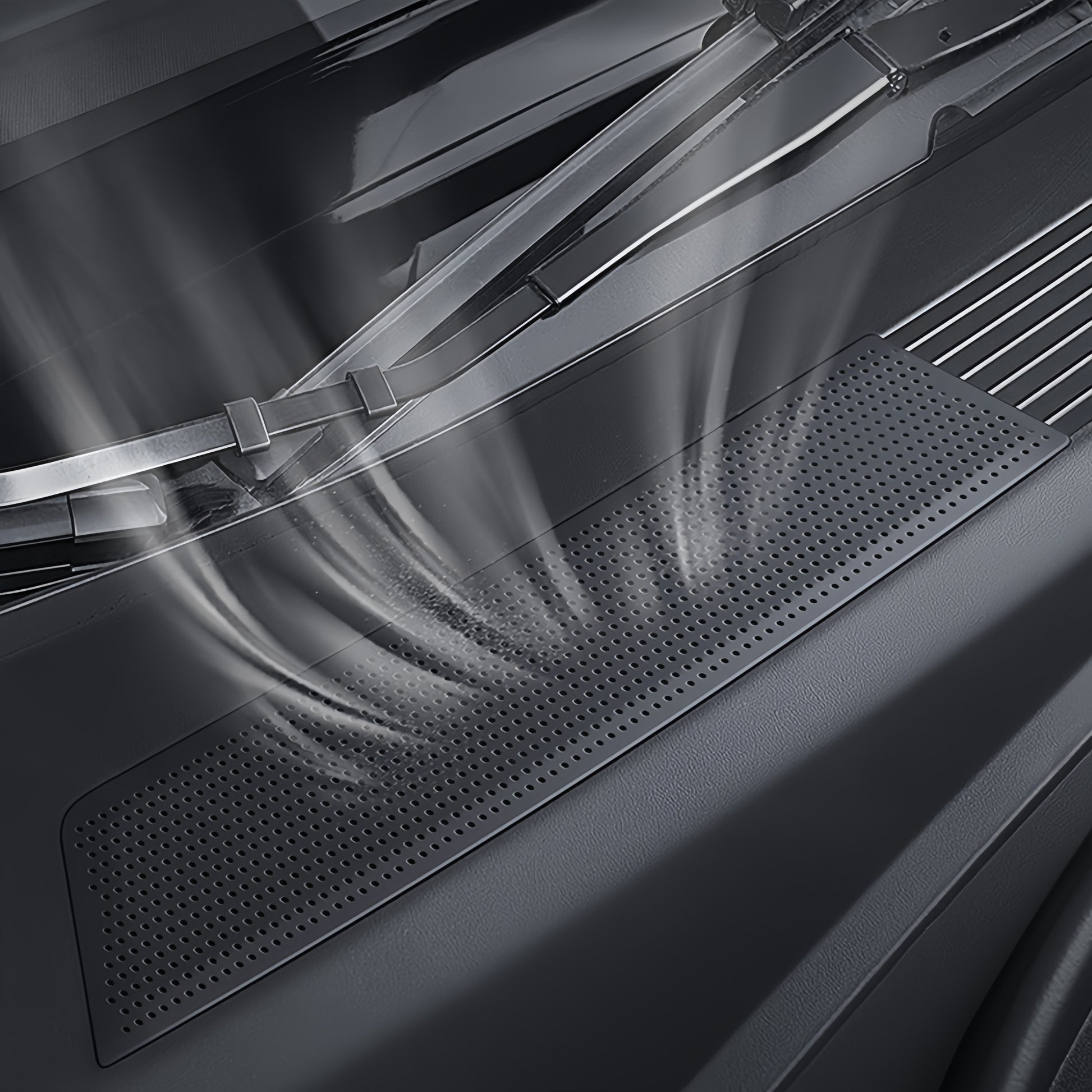 ABS and stainless steel air intake grille for Tesla Model 3 Highland offering rust-resistant debris protection