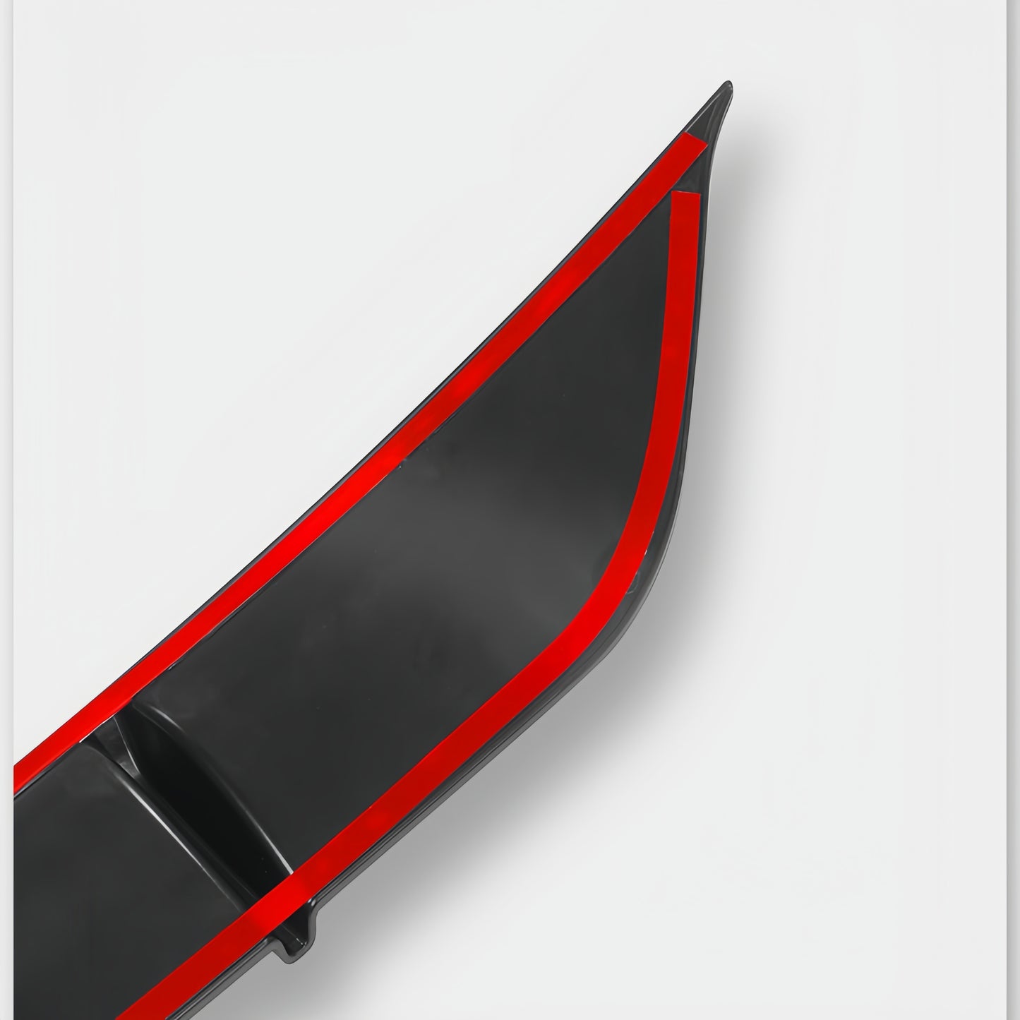 Aerodynamic rear spoiler lip for Tesla Model Y 2025 Juniper reduces lift and turbulence at high speeds