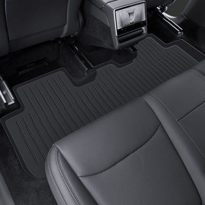 Anti-slip TPE floor mats featuring silicone backing to prevent shifting and improve driving safety