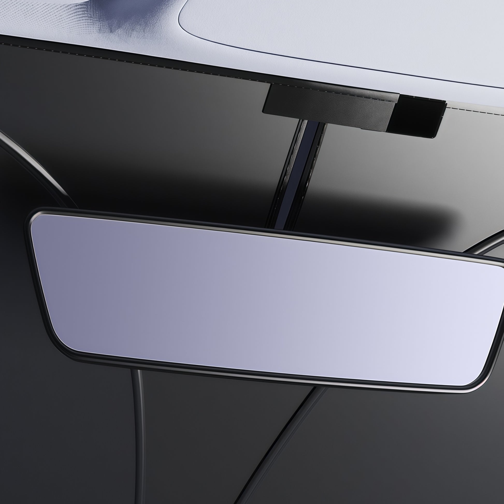 Car windshield sunshade with rearview mirror cutout ensures better fit and maximum sunlight blocking coverage