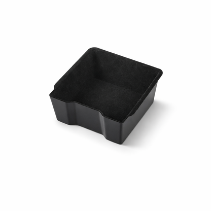 Full set of front and rear Tesla console trays maximizing storage space and keeping Model 3 & Model Y interiors clutter-free