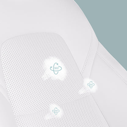 Upgrade your EV interior with Tesla Model 3 cooling seat cover featuring breathable leather and quiet motor
