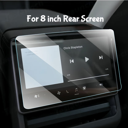 HD clear tempered glass screen protector for Tesla touchscreen with smooth touch response
