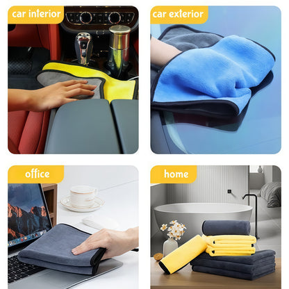 Large car drying towel ideal for SUVs trucks and vehicles offering full coverage drying in less time