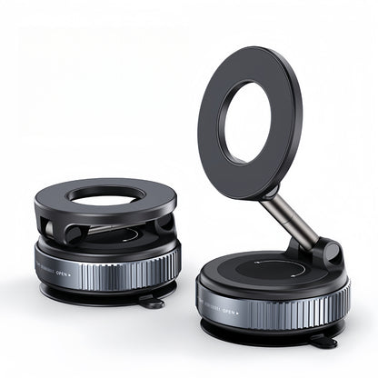 Powerful N52 magnetic car phone holder keeps your phone secure on dashboard or windshield for EV drivers