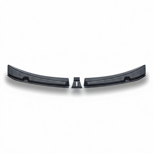 Rear bumper protector for Model 3 Highland designed to protect trunk sill area from scratches and loading damage