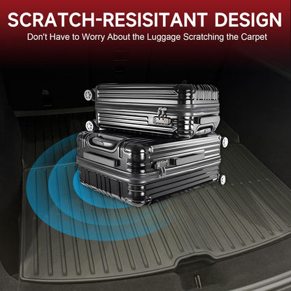 Tesla Model Y 2025 trunk mat with easy-clean, anti-slip surface offering reliable all-weather protection against dirt, mud, and liquids