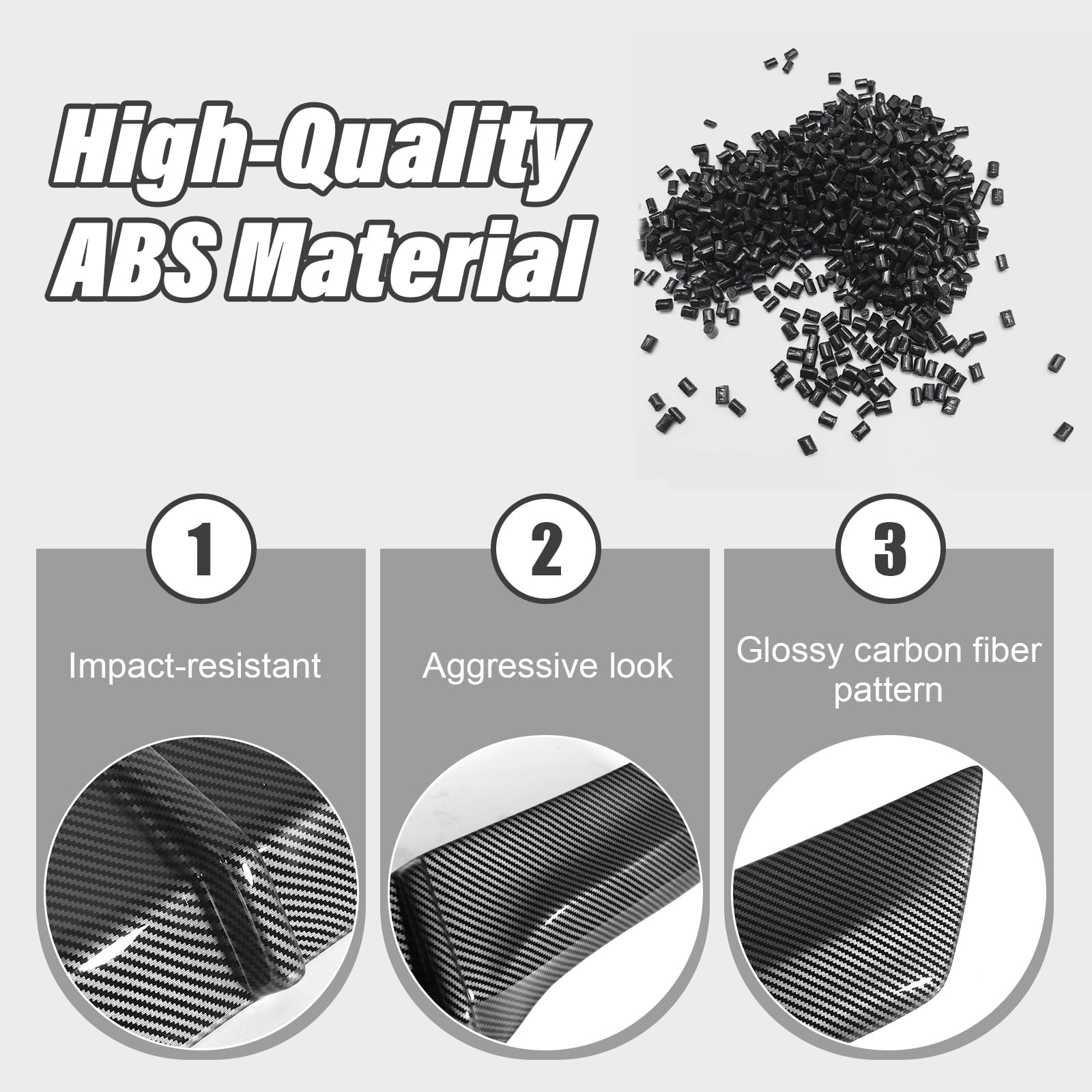 Precision-molded rear diffuser lip perfectly fits Tesla Model Y 2025 Juniper rear bumper contours