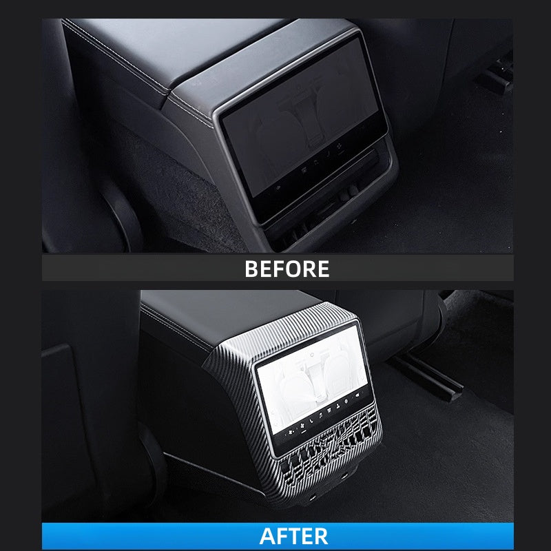 Mesh rear air vent protector for new Tesla Model 3 and Model Y models, preventing clogging while retaining efficient ventilation