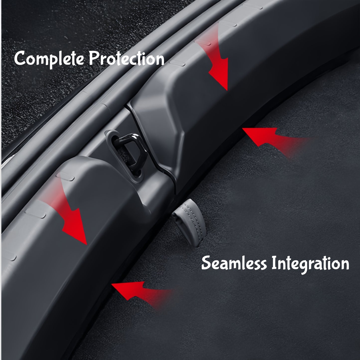 Rear bumper scratch protector for Model 3 Highland 2024–2026 helping prevent paint damage from daily use