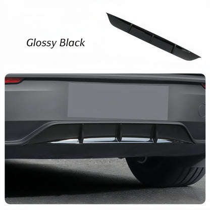 Streamlined rear diffuser lip for Tesla Model Y 2025 Juniper, boosting performance, stability, and sporty appearance