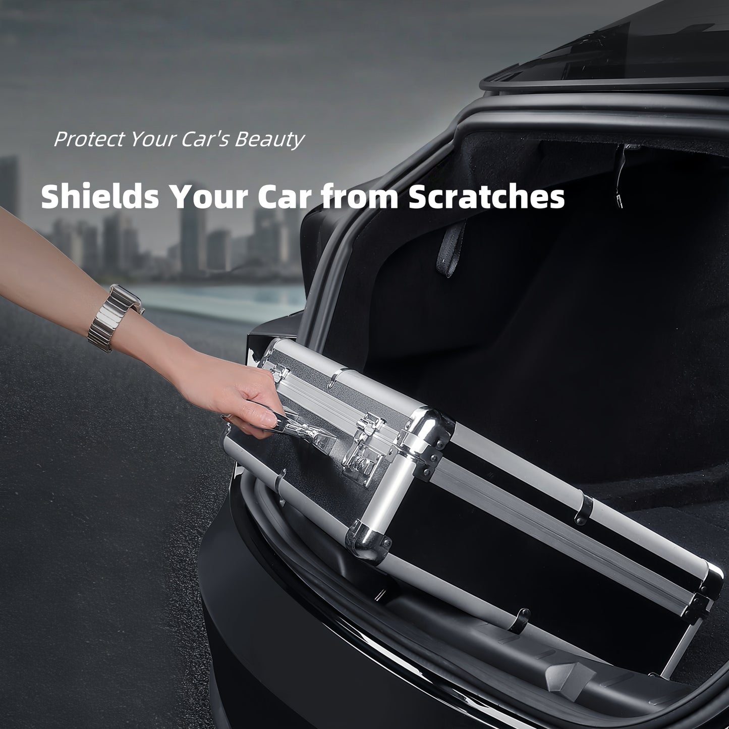 Essential trunk protection accessory for Tesla Model Y 2025 Juniper, durable, weather-resistant, and sleek