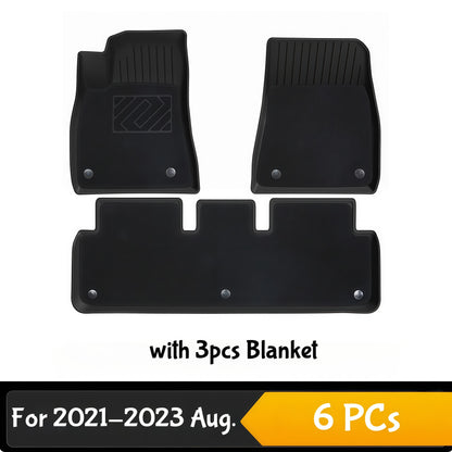 Tesla Model 3 custom floor mats with easy installation and secure factory style fit