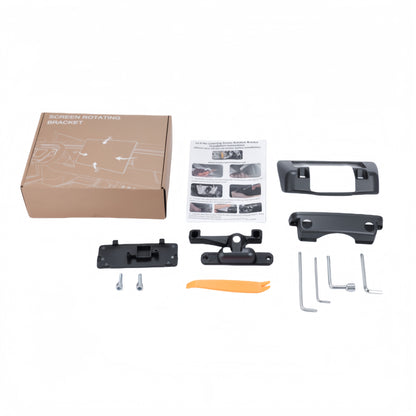 Upgraded 40° rotatable screen swivel mount for Tesla Model 3 Highland, providing flexible viewing angles and strong interior compatibility