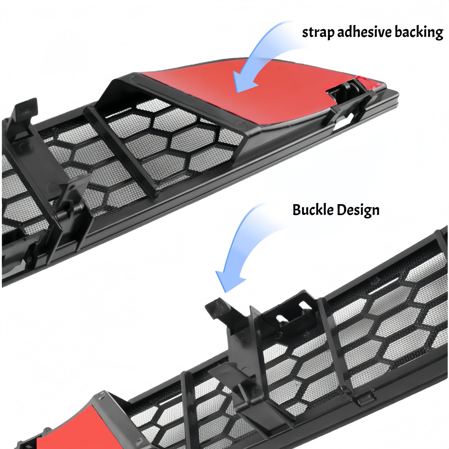 Perfect-fit front bumper mesh grille for 2024-2025 Tesla Model 3 Highland, seamless installation for non-Performance versions