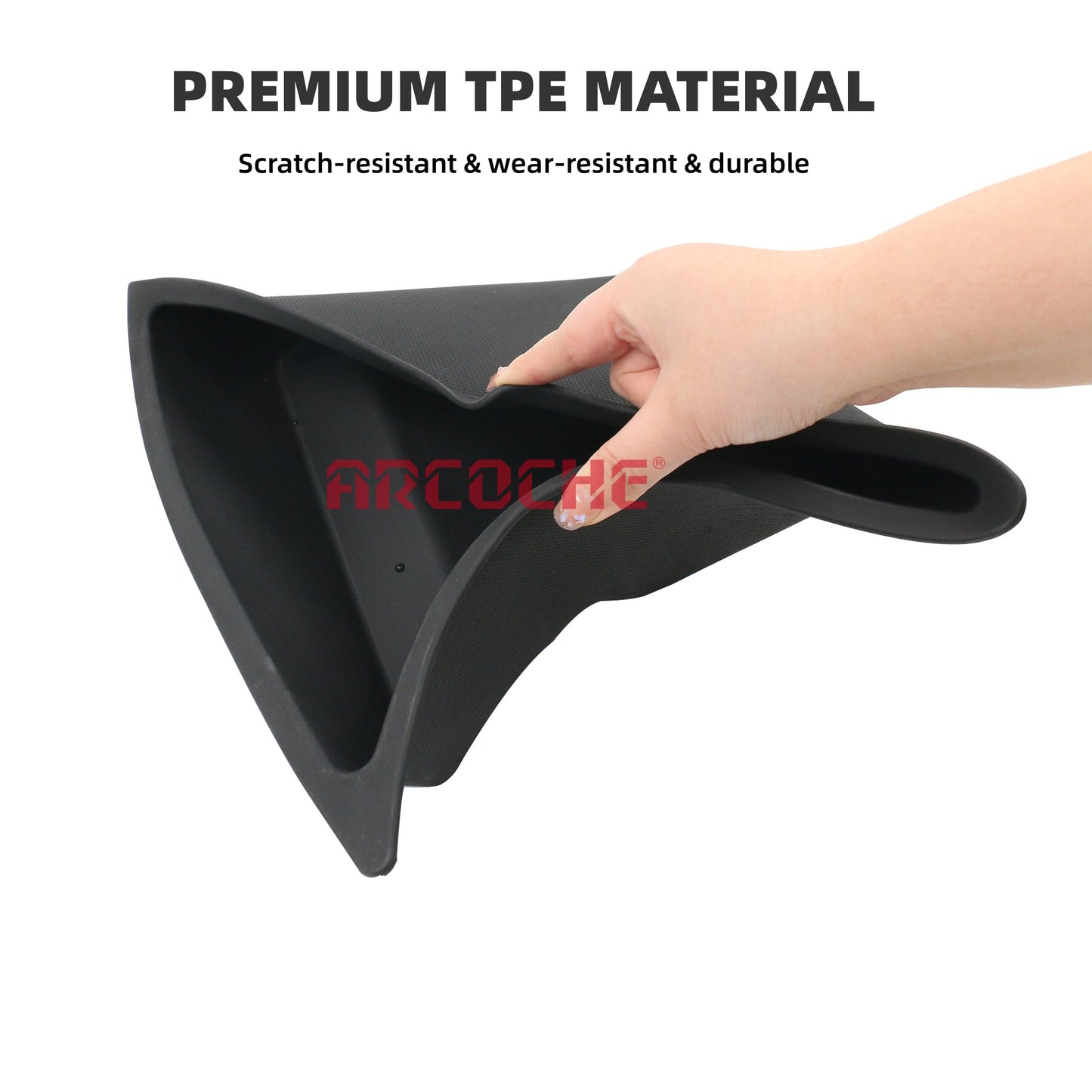 Custom rear trunk corner storage box set for Tesla Model 3 Highland 5-seater, maximizing side compartment storage space