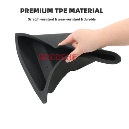 Custom rear trunk corner storage box set for Tesla Model 3 Highland 5-seater, maximizing side compartment storage space