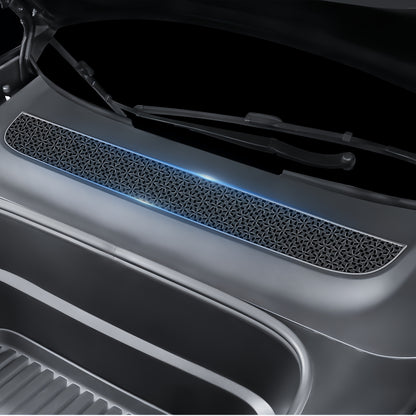 Air intake grille protector for Tesla Model Y 2025-2026 Juniper ensuring clean airflow and long-term HVAC protection
