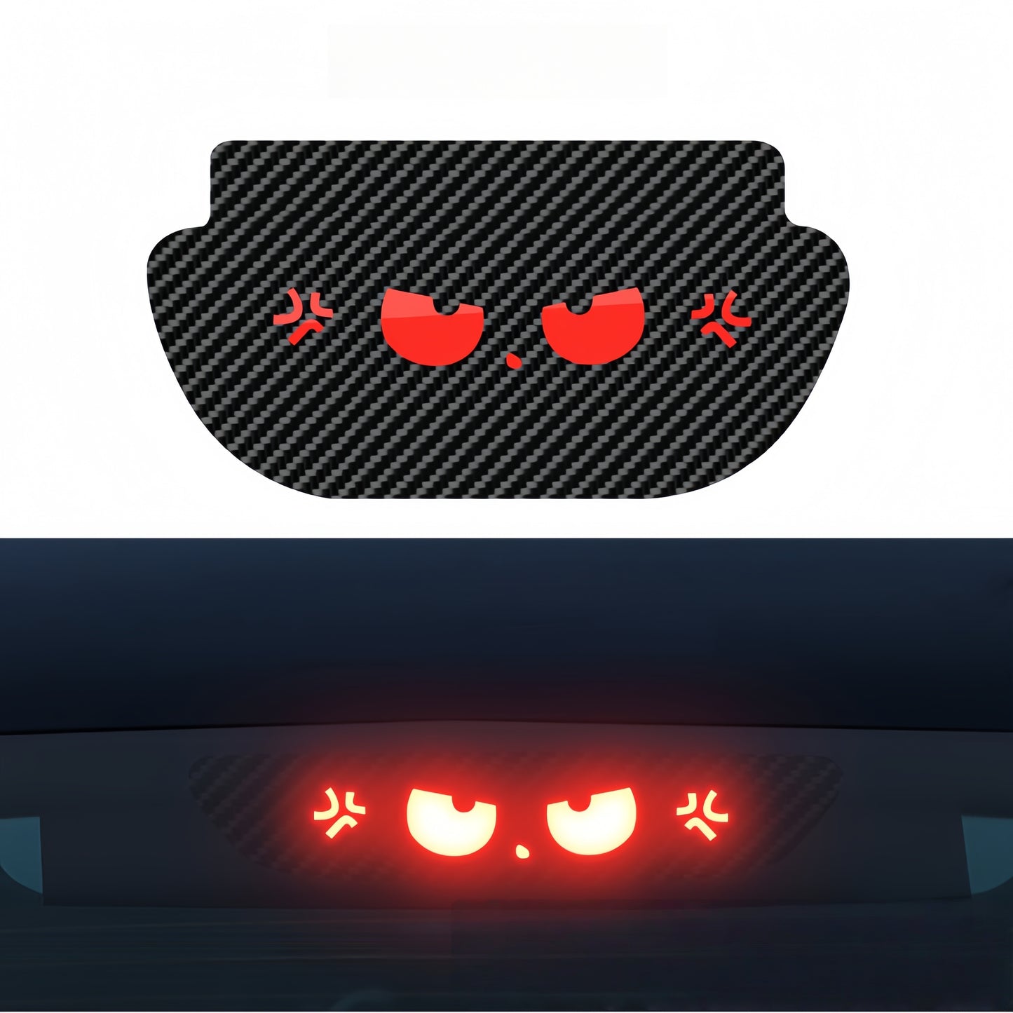 Tesla Model Y brake light cover fits 2021–2025 models including Juniper edition, custom fit design.