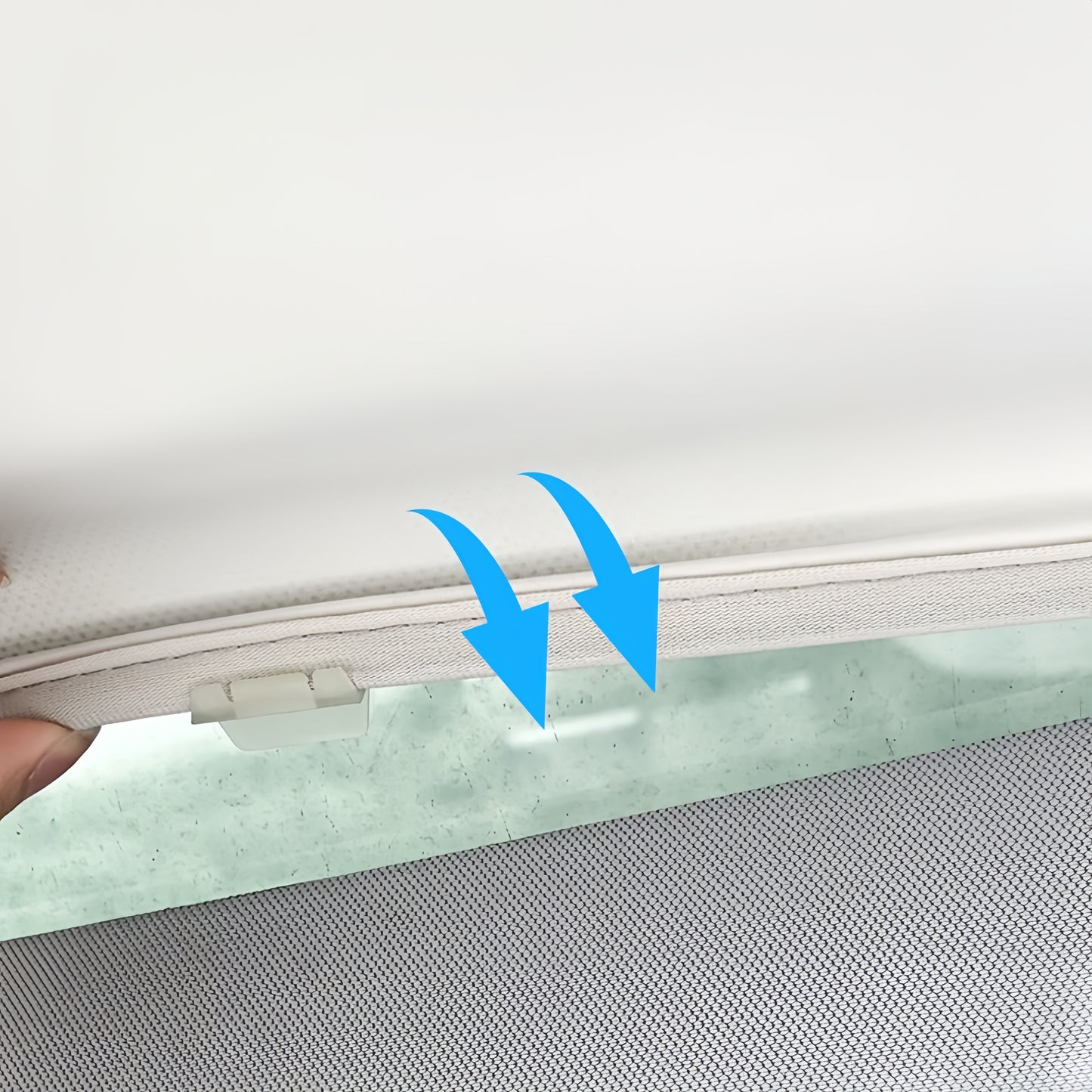 Lightweight foldable roof sunshade for Tesla Model Y, compact storage and easy setup for year-round use