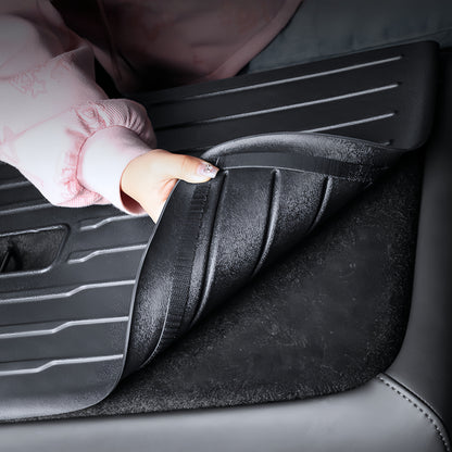 Waterproof all-weather TPE backrest protector for the Tesla Model Y Juniper, offering full coverage and long-lasting durability