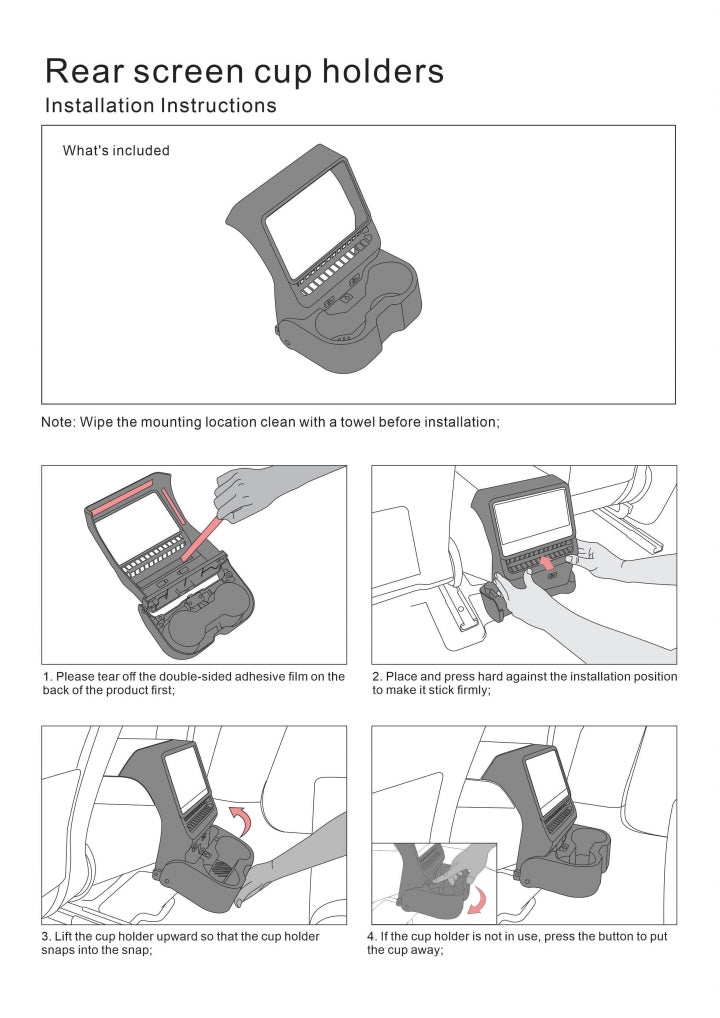 Foldable rear organizer designed with open base space to keep Tesla rear charging ports accessible and backseat tidy