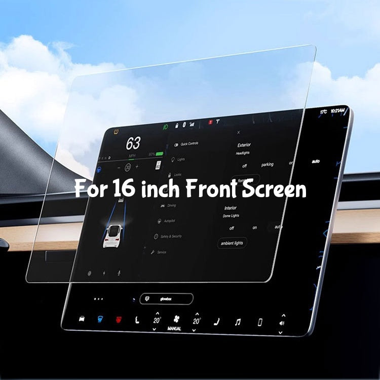 Screen protector compatible with Tesla Model 3 Highland 2024+ and Model Y Juniper touchscreen